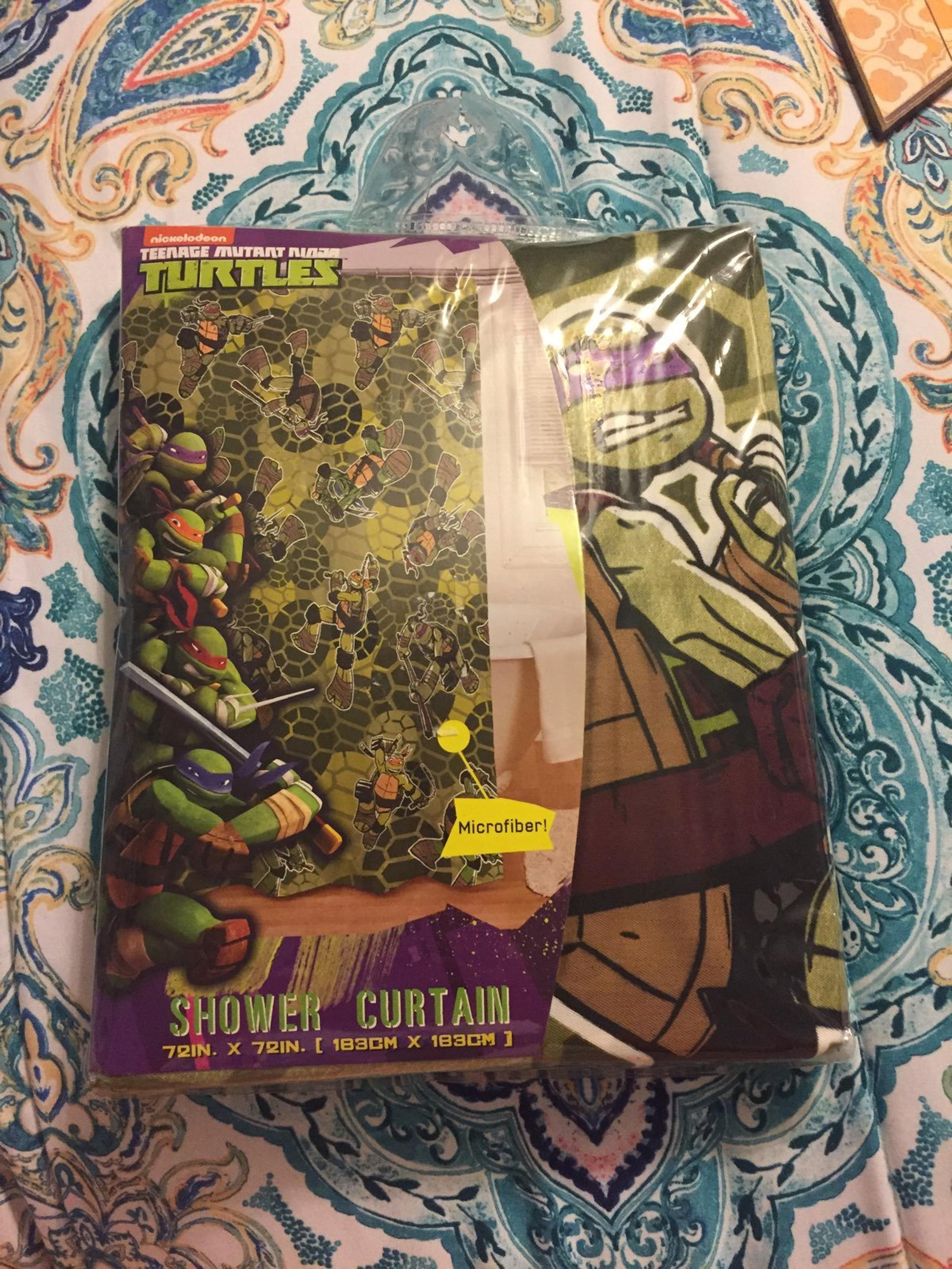 TMNT microfiber Shower Curtain