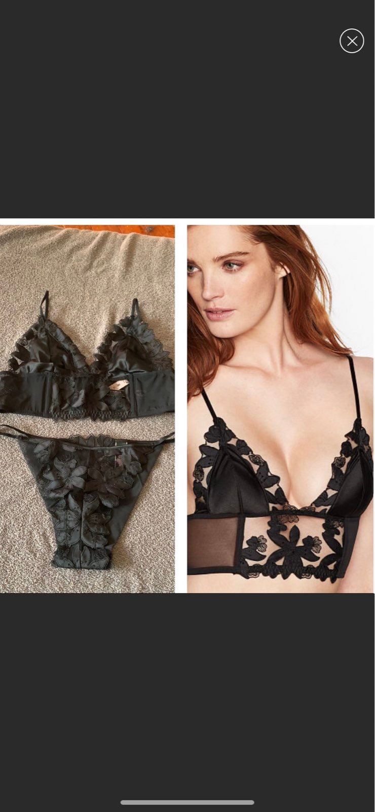 Victorias secret bralette set