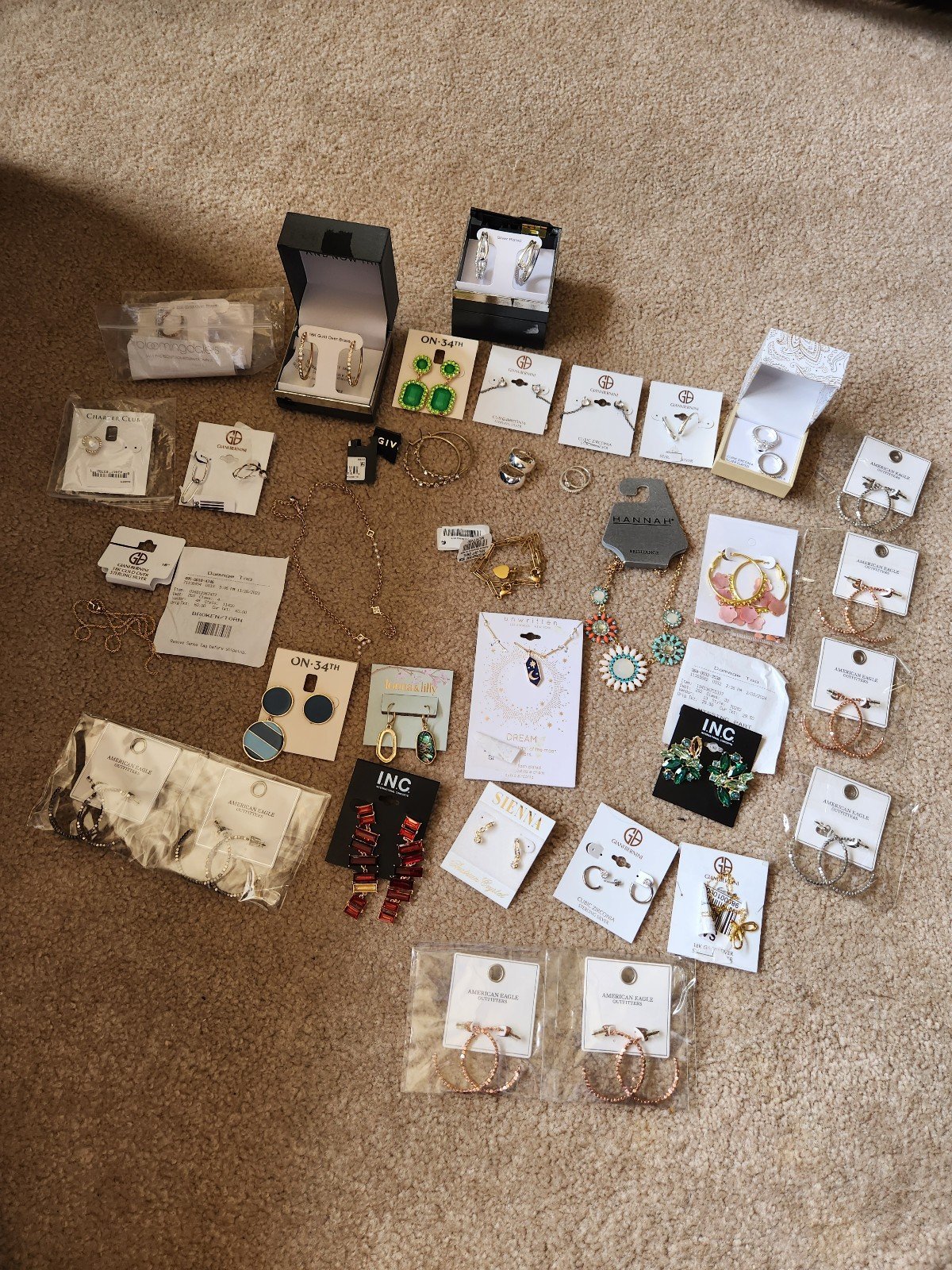 Jewelry repair lot damaged tarnished missing stones salvage returns