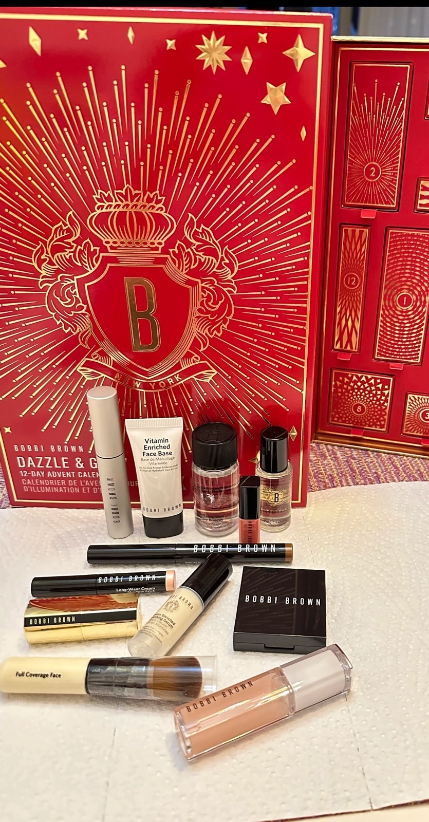 Bobbi brown Dazzle & Glow 12-day advent calendar new