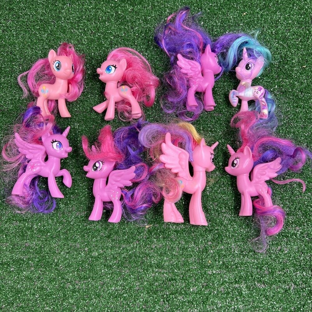 My Little Pony 2016 Mixed Lot Unicorn & Horse Lot Of 8 See Pictures