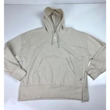 Adidas Studio Lounge Fleece Long Sleeve Sweatshirt Hoodie Adult Large Beige C109