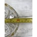 Vintage Mikasa Walther STAR PINWHEEL Oval Divided Tray Clear W/ Yellow Accents