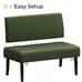 2 Seater Armless Mini Small Sofa Corduroy Compact Loveseat Couch for Small Space