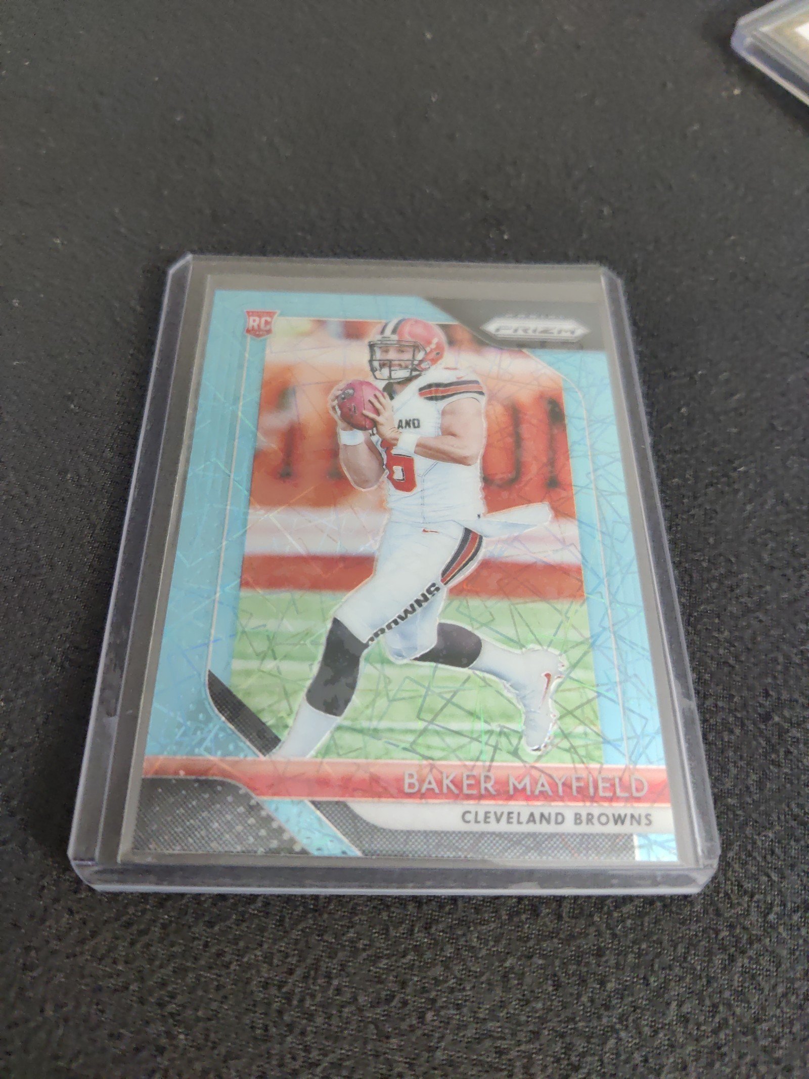 Baker Mayfield Rookie Prizm Blue Lazer