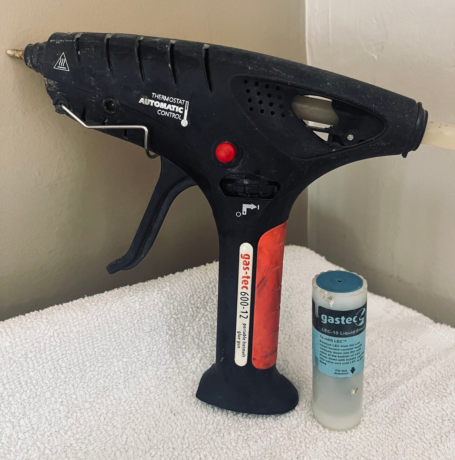 Power Adhesives Gas-Tec 600-12mm Portable Gas Powered Glue Gun