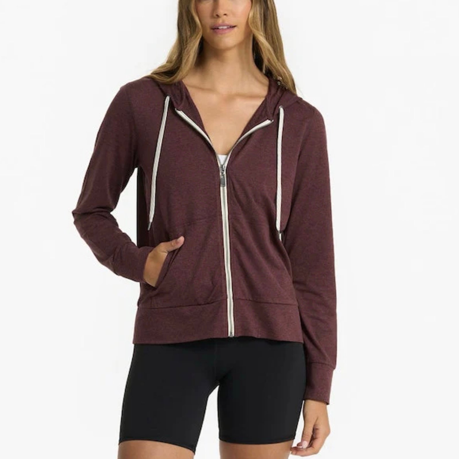 Vuori Halo Performance Hoodie 2.0 Sz S In Mahogany Heather