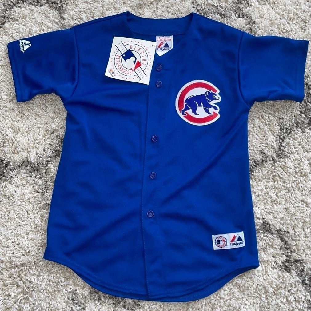 MLB Chicago Cubs Youth Baseball Jersey Size Large