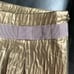 SIMPLY VERA Gold Metallic Skirt Size 8