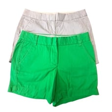 J. Crew Set of 2 Broken-in Chino Shorts Size 2