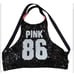 VS PINK Bling Halter High Neck Crop Top - MEDIUM - HTF