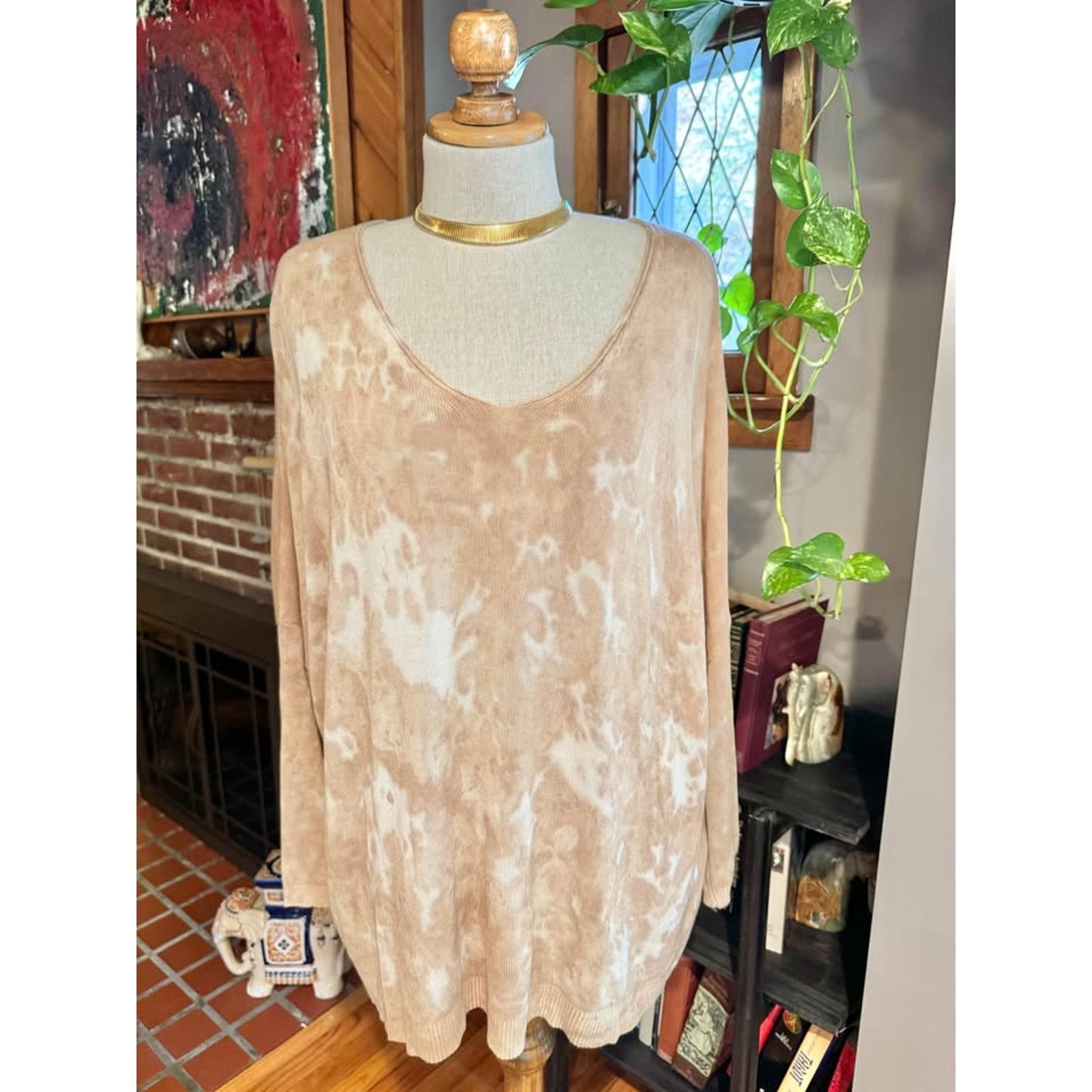 Tempo Paris Natural Tie Dye Sweater