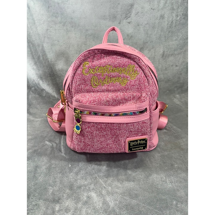 Harry Potter Loungefly Luna Lovegood Exceptionally Ordinary Pink Backpack Rare