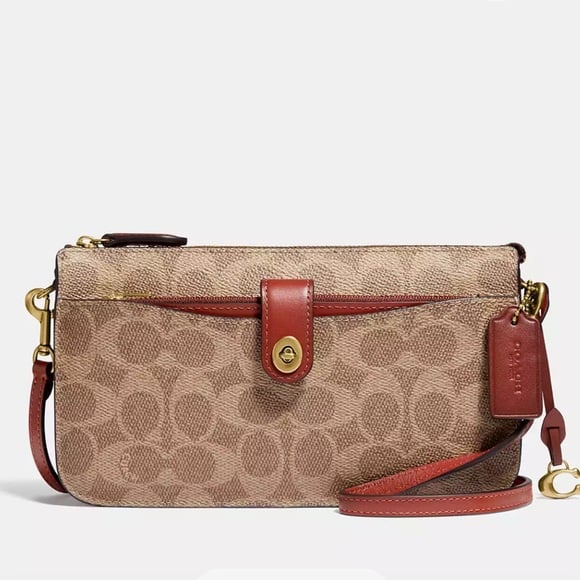 Coach Noa Pop Up Messenger Bag in signature canvas