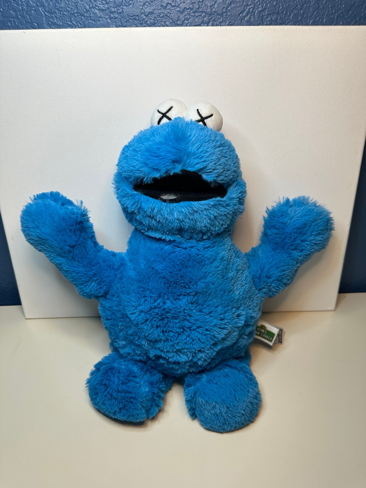 KAWS SESAME STREET BLUE COOKIE MONSTER PLUSH