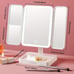 White Mackup Mirror Touch Control Rotatable and Foldable Design