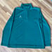 Jordan TEAM Nike Air DriFIT Half-Zip Athletic Top Dark Green DQ7913-341 Womens L