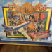 1988 MARDI GRAS 20x15 Krewe Of Caesar Framed Print Hyatt Hotel 26” x20”
