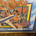 1988 MARDI GRAS 20x15 Krewe Of Caesar Framed Print Hyatt Hotel 26” x20”