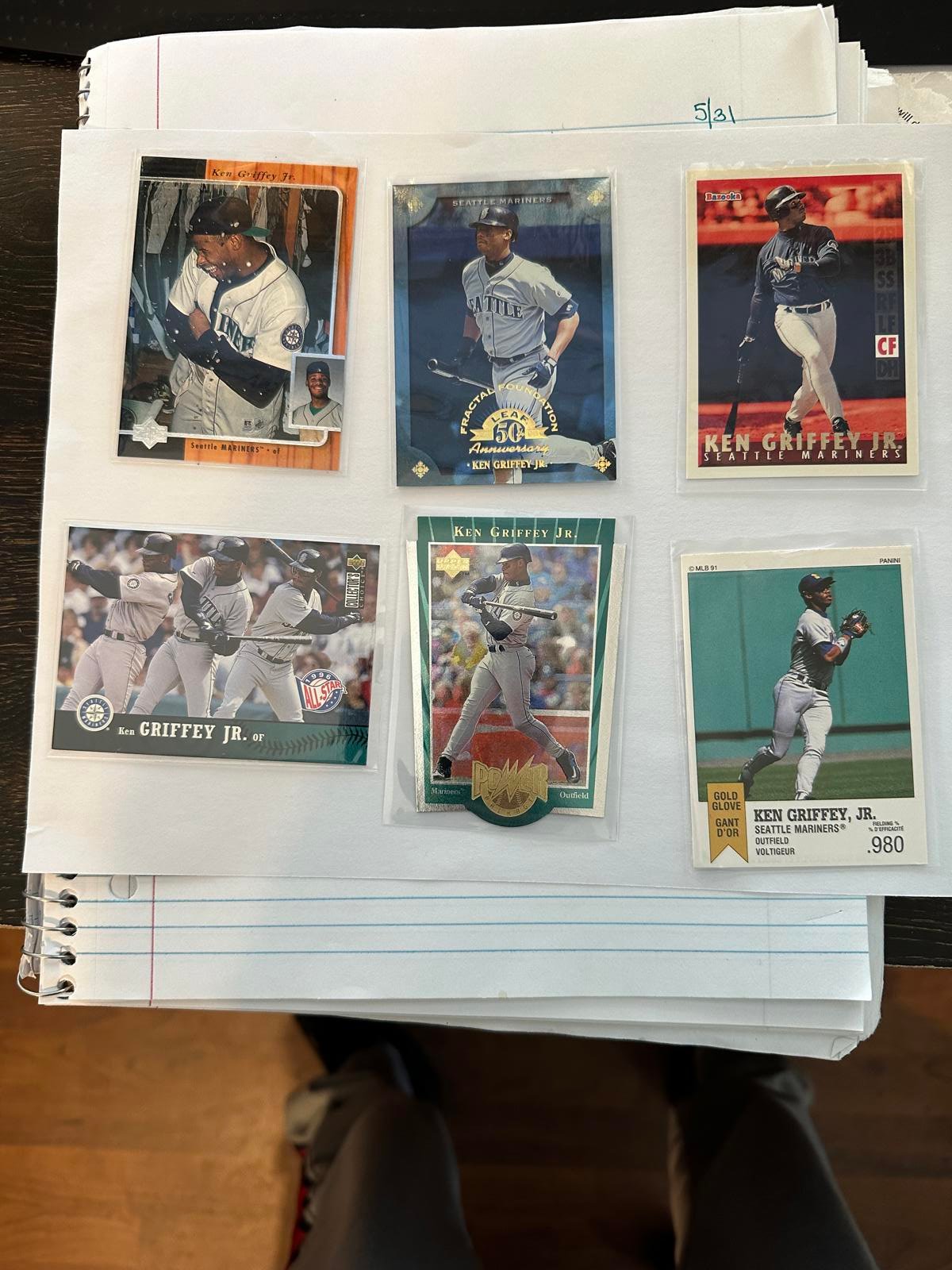 Ken Griffey Jr Insert Lot **MINT**