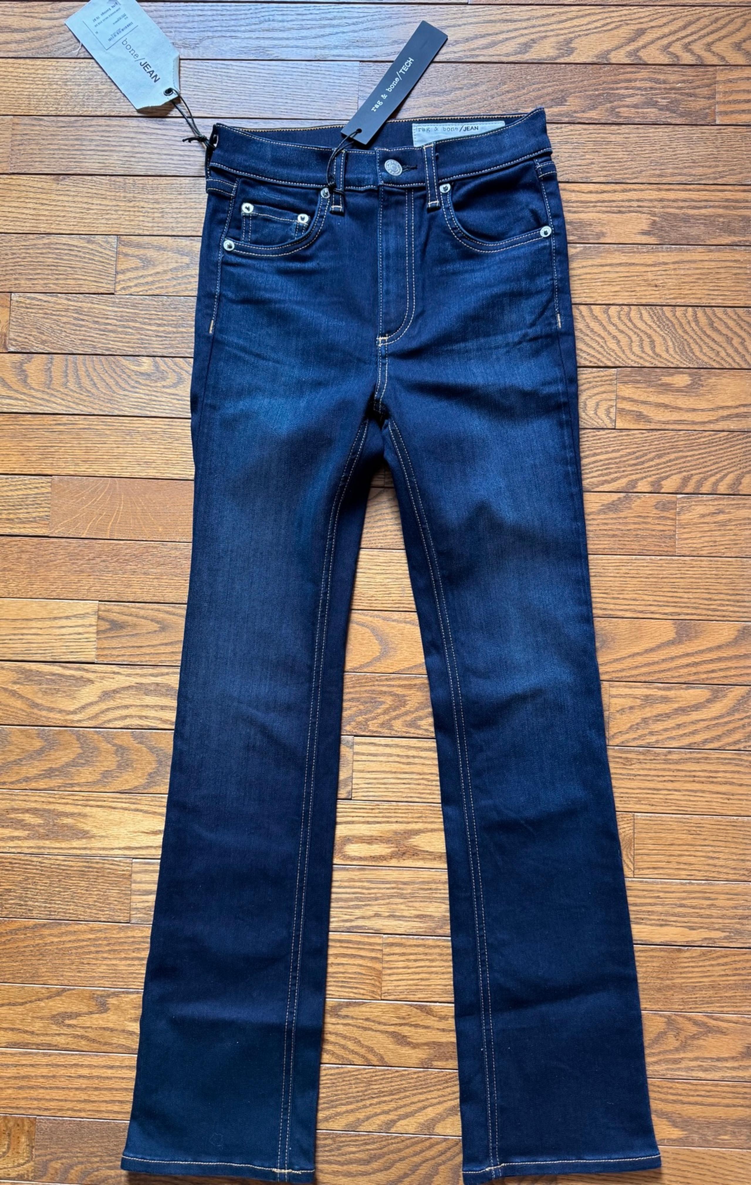 NEW Rag and Bone Bedford Hana High waisted Straight leg jeans size 23 - rag & bone