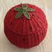 Strawberry Wicker Storage Basket Set