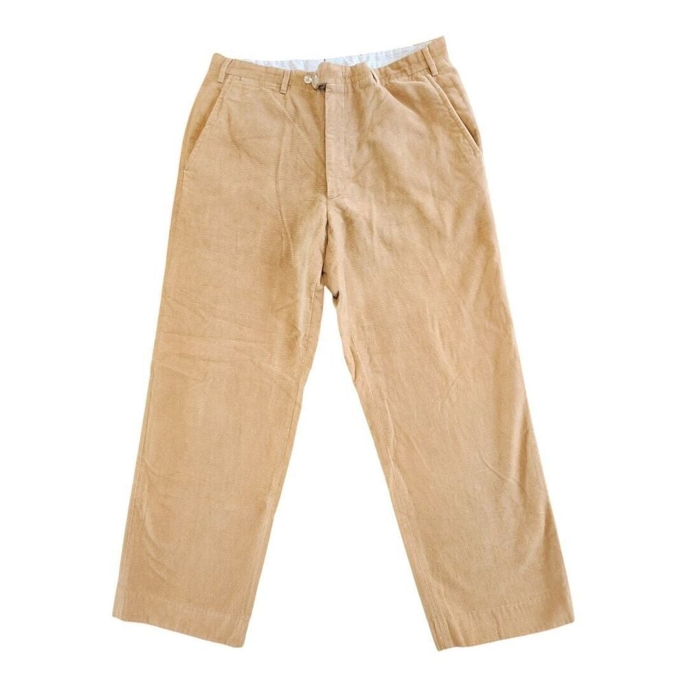 Valentini Mens Corduroy Golf Coastal Pants Made In Italy 100% Cotton Size US 36