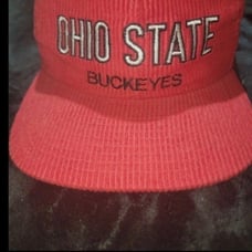 Rare Vintage Ohio State Buckeyes Corduroy hat. With bump cap Twin Enterprises