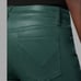 NWT HUDSON Nico Midrise Straight Leg Jean, Coated Forest Walk - Sz 25