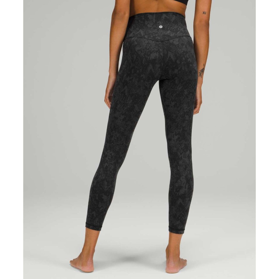 Lululemon Wunder Train High-Rise Tight 25 12 NWT Hideaway Camo Deep Coal Multi