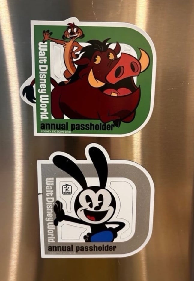 Disney Parks Annual Passholder Magnets