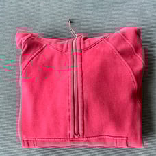 lululemon oversized scuba half zip xl/xxl mulled wine