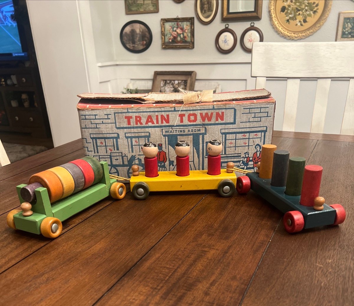 Ideal Train Town Take Apart Train Toy