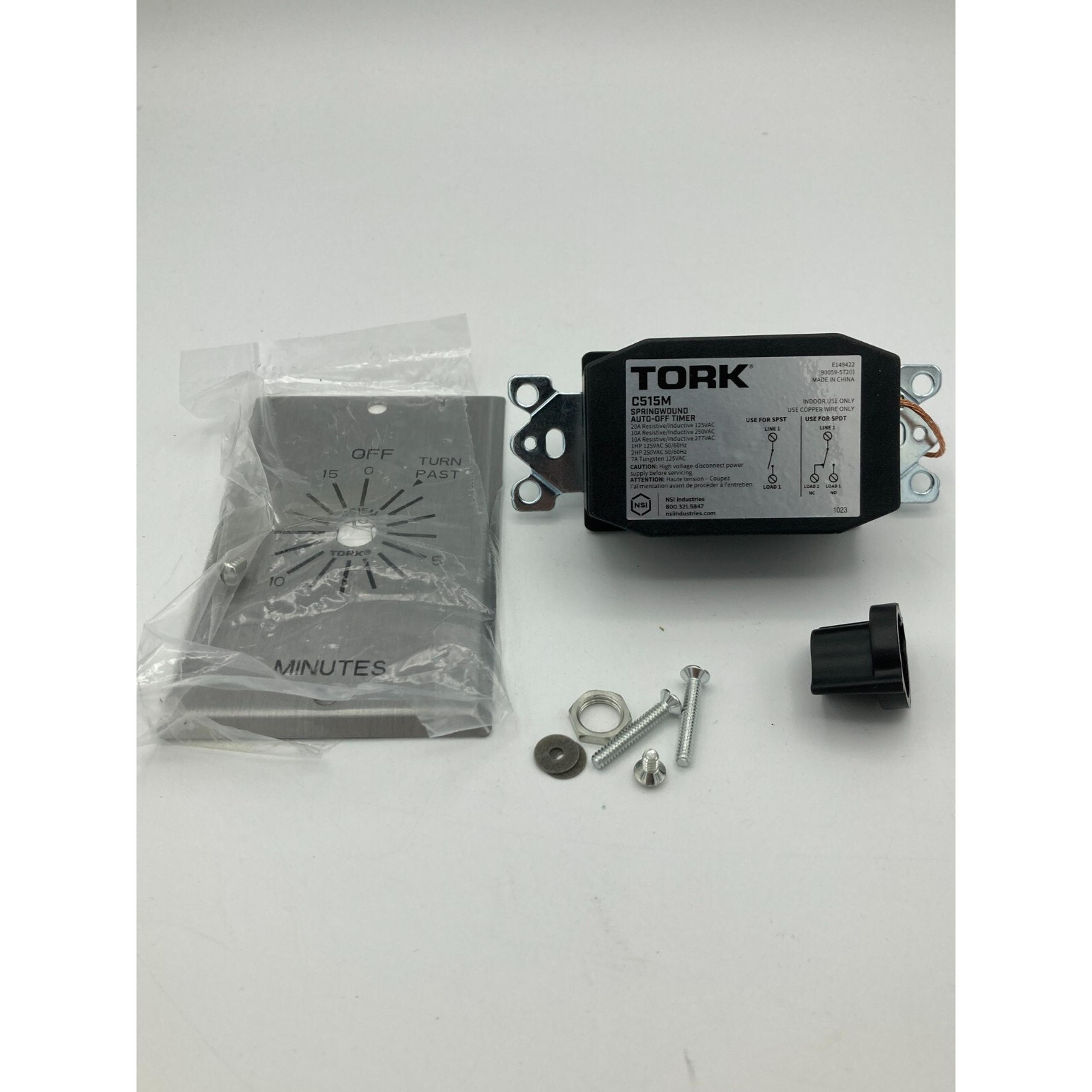 Tork Spring-Wound In-Wall Twist Timer C515M