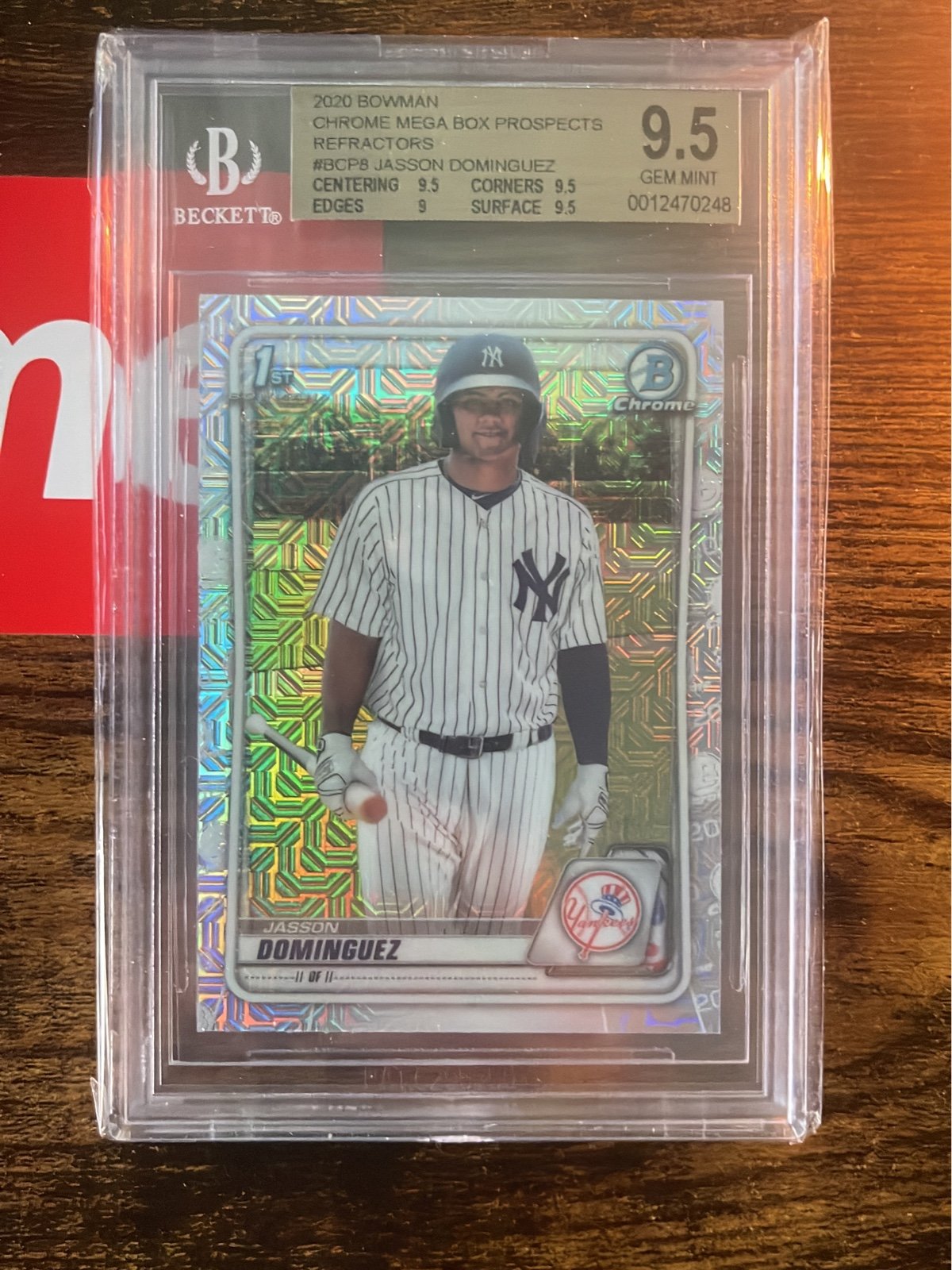 2020 Bowman Jasson Dominguez BGS 9.5 Refractors