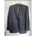 Ralph Lauren 100% Wool Grey And Blue Plaid Blazer Size 38R