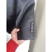 Ralph Lauren 100% Wool Grey And Blue Plaid Blazer Size 38R