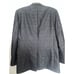 Ralph Lauren 100% Wool Grey And Blue Plaid Blazer Size 38R