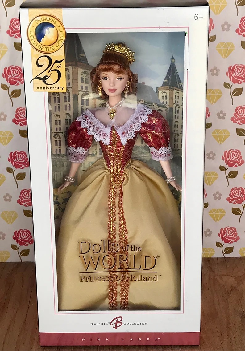 Princess of Holland Barbie Doll; Vintage Barbies of the World 2004