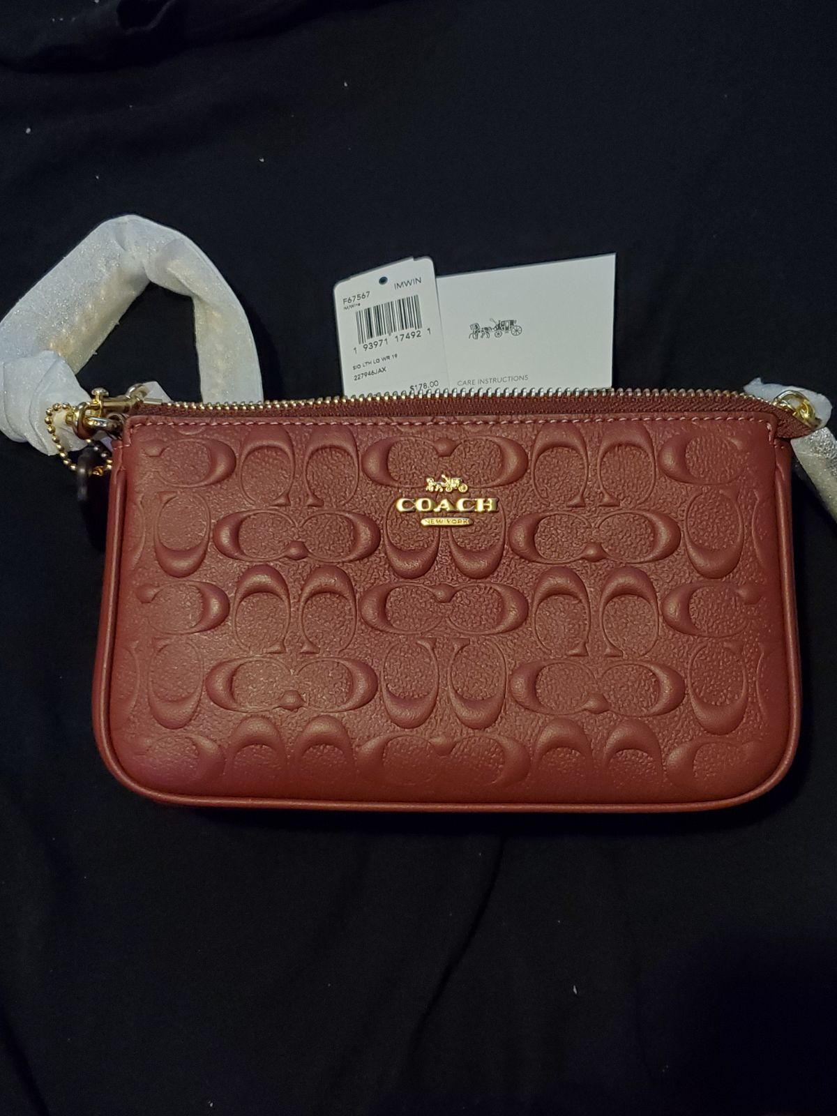NWT COACH womens medium purse satchel cl