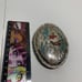 Vintage Turquoise & Coral Inlay Belt Buckle Fishing Scene Native American Logo