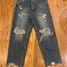 BDG High Rise Distressed Jeans