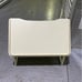 MCM Scheibe white wooden bed