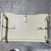 MCM Scheibe white wooden bed
