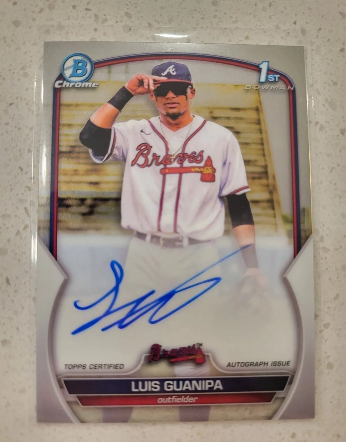 2023 Bowman Chrome Luis Guanipa Bowman 1st Auto