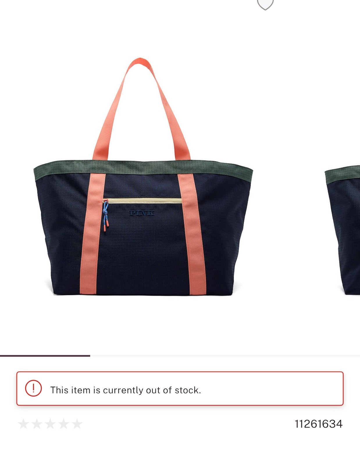 Victoria’s Secret Weekender Tote Bag
