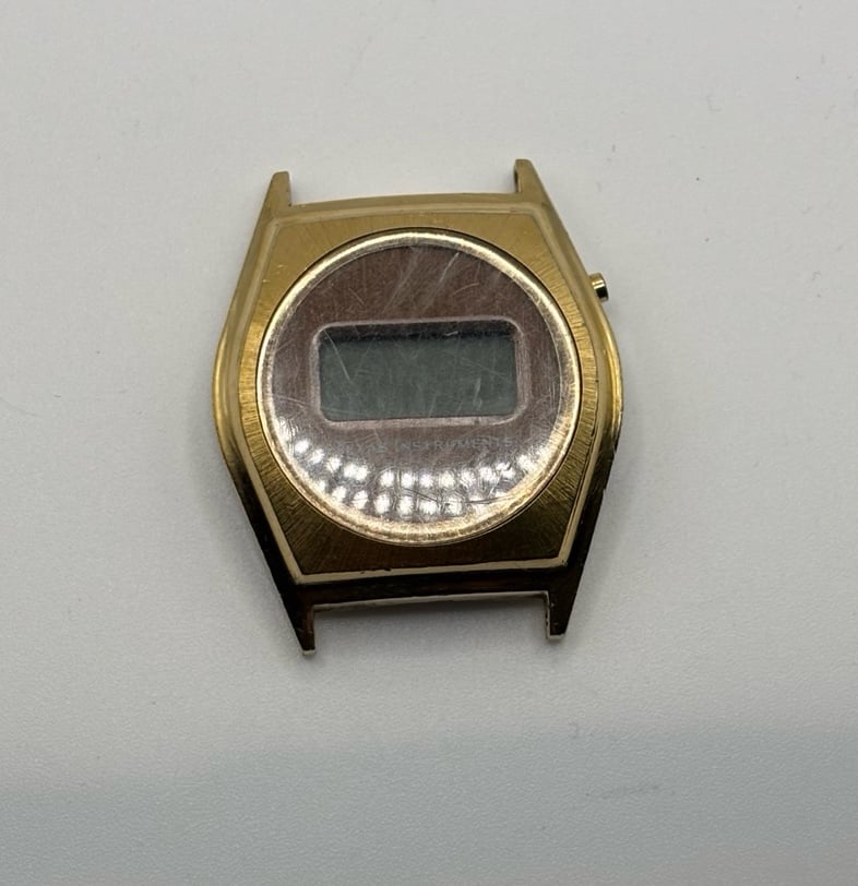 VINTAGE MENS TEXAS INSTRUMENTS TI 3H DIGITAL WATCH WRISTWATCH Head Untested