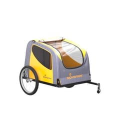 Schwinn Rascal Bike Pet Trailer, For Small and Large Dogs, Folding Frame Carrier