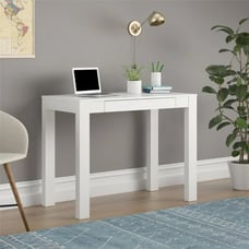 Desk, White Laminated MDF