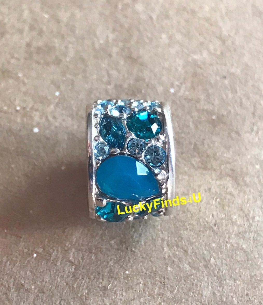Chamilia Mosaic Blue Swarovski Charm
